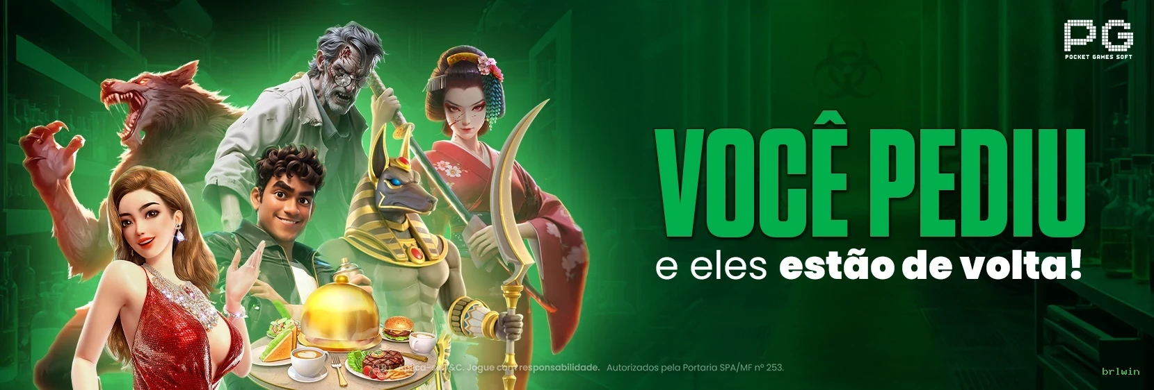 Canal oficial da brlwin no Telegram